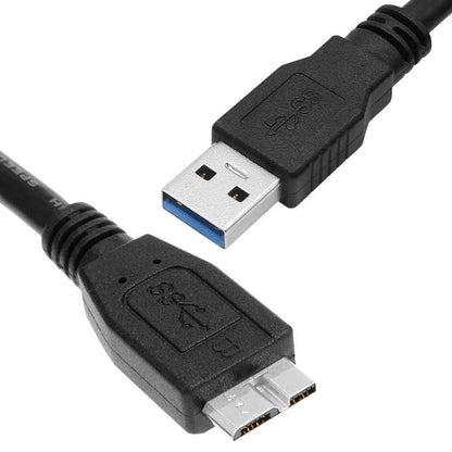 Cable de USB Tipo A Micro B 3.0 Alta Velocidad Carga Rápida y Datos Super Speed 4,8 Gbit/s Negro para Samsung Galaxy S5