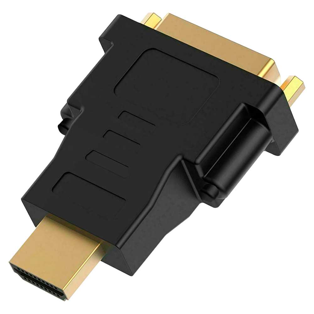 Adaptador HDTV Macho a DVI-I 24+5 Hembra Negro M/H DVI-D 24+1 DL Dual Link Convertidor de Señal Video Digital Negro