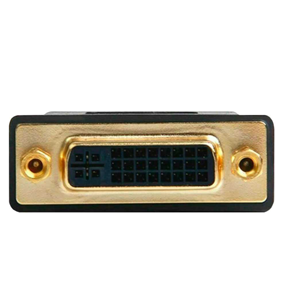Adaptador HDTV Macho a DVI-I 24+5 Hembra Negro M/H DVI-D 24+1 DL Dual Link Convertidor de Señal Video Digital Negro