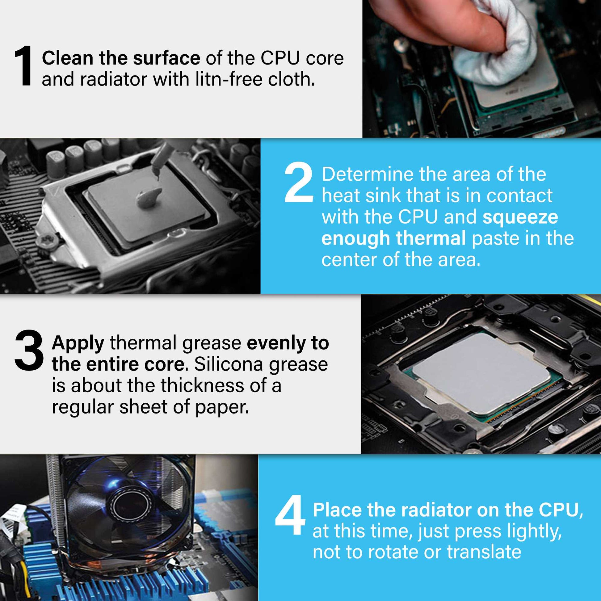 OcioDual Pasta Termica, Thermal Paste Halnziye HY710 3.17W/MK(10g), Pasta Termica Procesador, CPU, GPU, PS4, PC, No Conductivo,