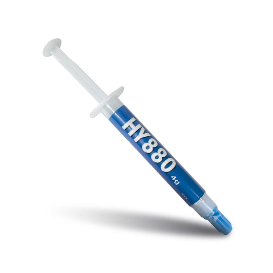 Pasta Térmica Halnziye HY880 5.15W/m-k Gris Jeringa de 4g Silicona Masilla Grasa Disipadora para Procesadores CPU