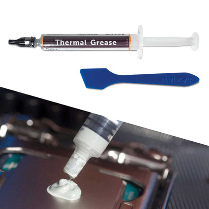 Pasta Térmica Halnziye HY883 6.5W/m-k Gris Jeringa de 2g Silicona Masilla Grasa Disipadora para Procesadores CPU