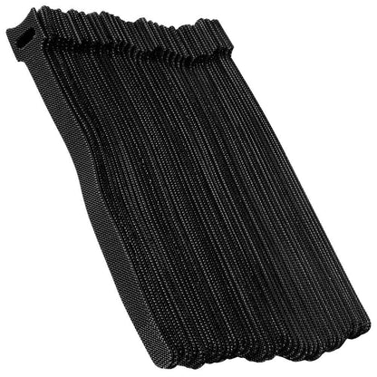 50 Cintas Negras Para Organizar Cables Correas Reutilizables Para Hogar Oficina Ajustable Reutilizable Duradero Hook & Tool