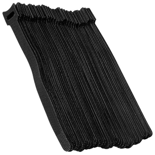 50 Cintas Negras Para Organizar Cables Correas Reutilizables Para Hogar Oficina Ajustable Reutilizable Duradero Hook & Tool