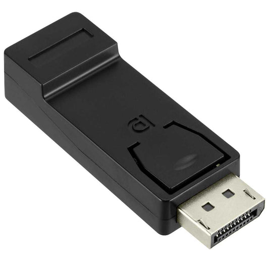Adaptador de DP a HDTV M/H Negro DisplayPort Display Port Video Audio Full HD 1080p para PC TV Monitor Proyector