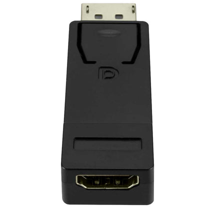 Adaptador de DP a HDTV M/H Negro DisplayPort Display Port Video Audio Full HD 1080p para PC TV Monitor Proyector