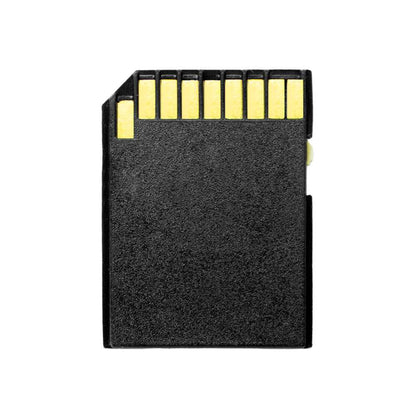 Adaptador de tarjeta de memoria Micro SD de plástico Adaptador microSD/microSDHC estándar Negro