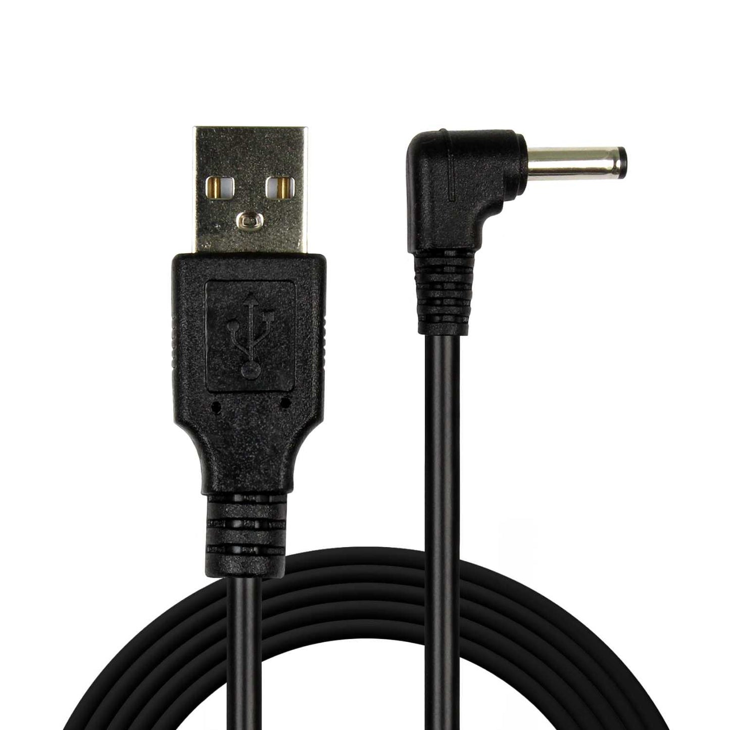 Cable USB Cargador para Tablet Android MP3 3.5mm 5V 2A Alimentacion DC Negro