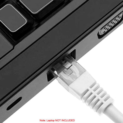 NANOCABLE Cable de Red RJ45 Macho LAN Local Area Network para PC Ordenador Portátil PS4 Blanco 10.20.0102-W 2m Cat.5e