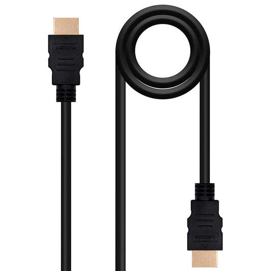 Nanocable Cable HDMI 1.4 de Alta Velocidad HEC Macho 1.8m Negro 10.15.1702 Audio Video con Ethernet para PC TV Monitor