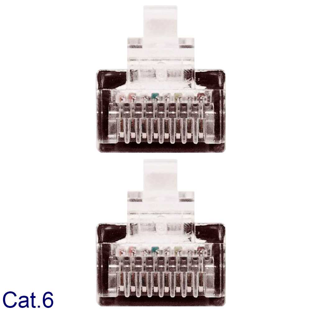 NANOCABLE Cable de Red RJ45 Macho LAN Local Area Network UTP para PC Portátil PS3 PS4 TV Negro 10.20.0403-BK 3m Cat.6