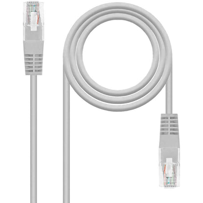 NANOCABLE Cable de Red RJ45 LAN Local Area Network para PC Ordenador Portátil PS3 PS4 TV Gris 10.20.0105 5m Cat.5e