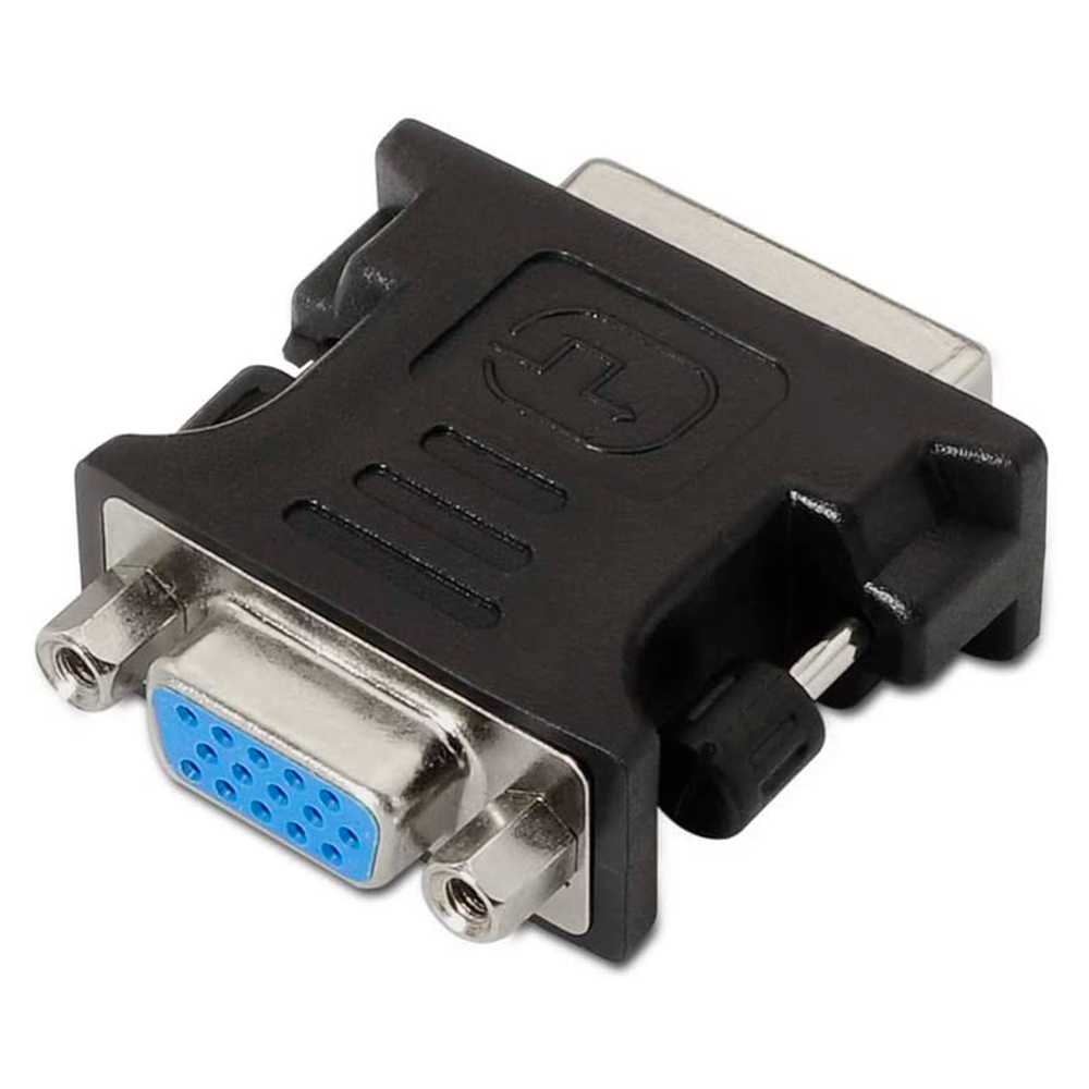 NANOCABLE Adaptador de DVI-D 24+5 Pines Macho a SVGA Hembra Negro 10.15.0704 Conversor Video S-VGA DB15 para PC Monitor