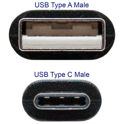 Nanocable 10.01.2101 Cable 1m Carga 3A Datos de USB 2.0 a Tipo C 7mm Negro para Teléfonos Móviles Smartphones Tablets