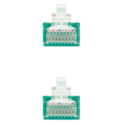 Nanocable 10.20.0402-GR 2m Cat.6 Verde Cable de Red RJ45 Macho LAN Local Area Network UTP para PC Portátil TV