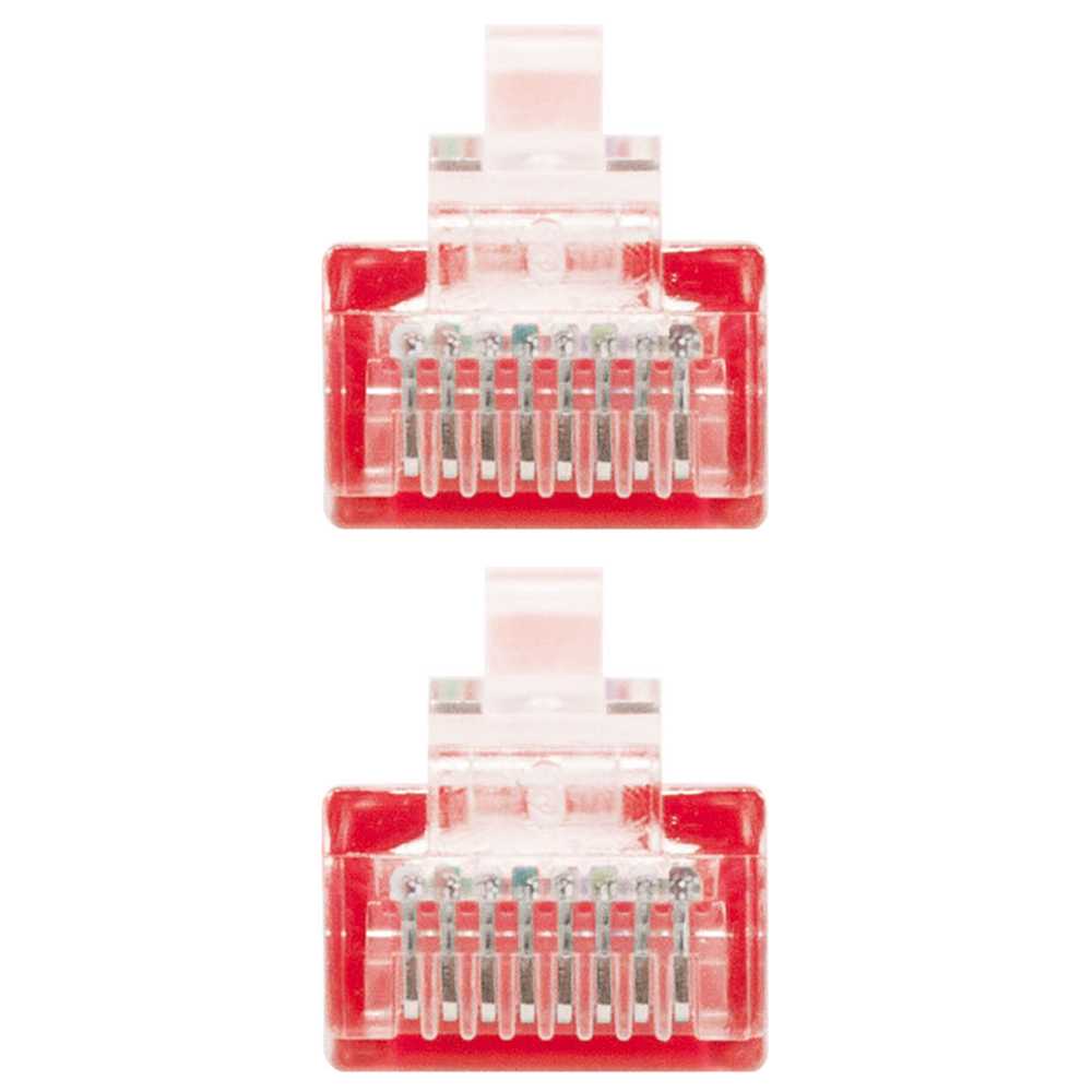 Nanocable 10.20.0402-R 2m Cat.6 Cable de Red RJ45 LAN Local Area Network Rojo para PC Ordenador Portátil Router Switch Consolas Latiguillo Internet UTP Doble Macho