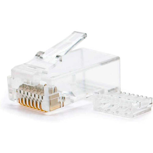Nanocable 10.21.0201-50 Cat.6 Bolsa de 50 Conectores para Cable de Red RJ45 Transparente UTP Conector Clavija Clavijas LAN