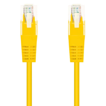 Nanocable 10.20.0400-L30-Y 30cm Cat.6 Amarillo Cable de Red RJ45 M/M para PC Ordenador Portatil Consolas TV Routers Redes Internet Impresoras Latiguillo LAN 8P8C Local Area Network