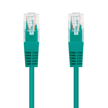 Nanocable 10.20.0400-L30-GR 30cm Cat.6 Verde Cable de Red RJ45 M/M para PC Ordenador Portatil Consolas TV Routers Redes Internet Impresoras Latiguillo LAN 8P8C Local Area Network