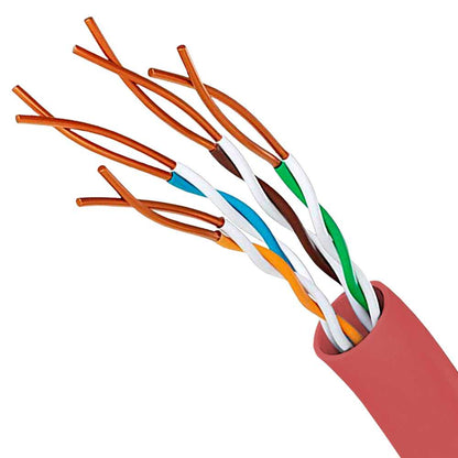 Nanocable 10.20.0401-R 1m Cat.6 Rojo Cable de Red RJ45 M/M para PC Ordenador Portatil Consolas TV Routers Redes Internet Impresoras Latiguillo LAN 8P8C Local Area Network