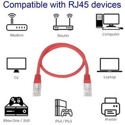 Nanocable 10.20.0401-R 1m Cat.6 Rojo Cable de Red RJ45 M/M para PC Ordenador Portatil Consolas TV Routers Redes Internet Impresoras Latiguillo LAN 8P8C Local Area Network