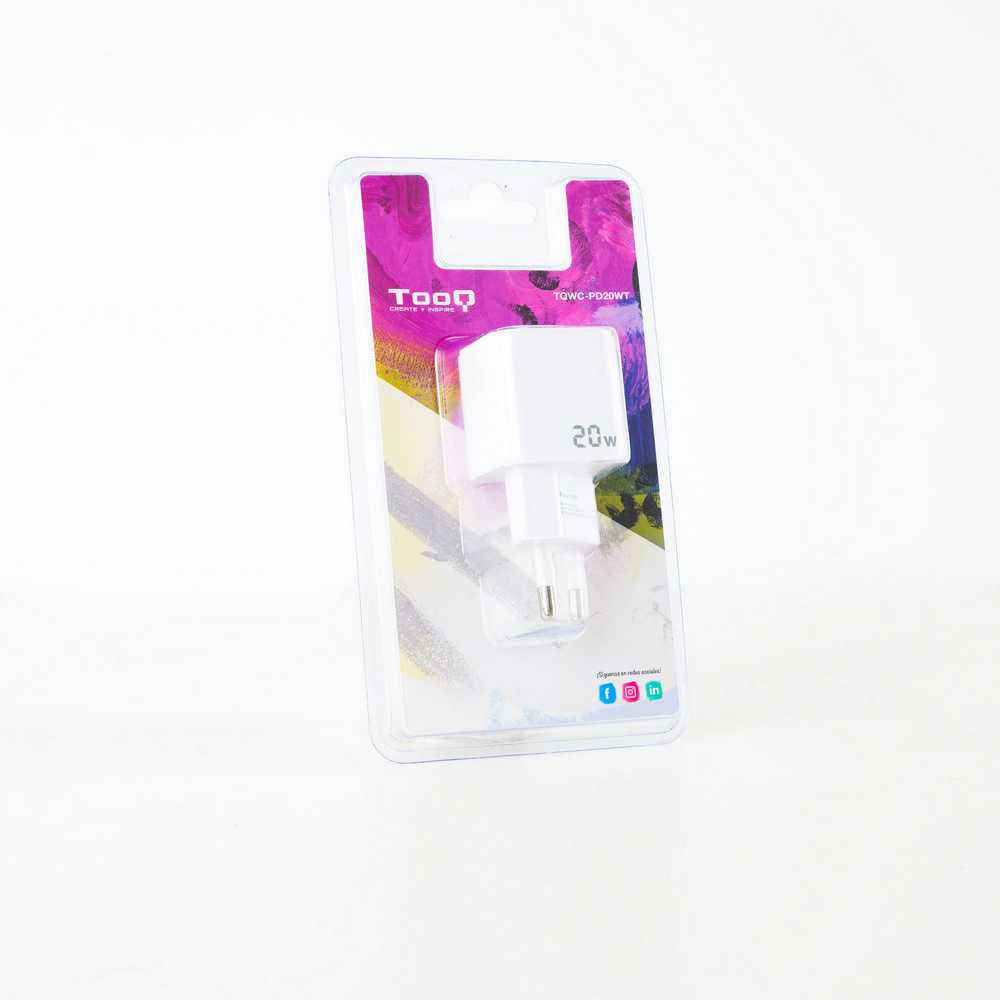 Adaptador de Recarga de Batería - Puerto USB Tipo C para Teléfonos Móviles Tablets Smartphones  Blanco