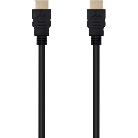 Cable con conexion tipo Hdmi V1.3 macho-macho A/M-A/M negro de 1.8m de Alta Velocidad