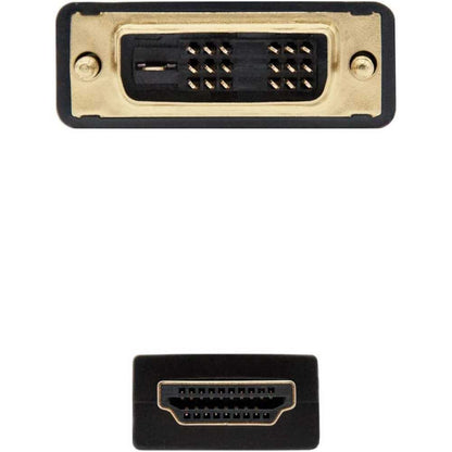 Nanocable 10.15.0502 - Cable DVI a HDMI, Macho-Macho, DVI 18+1/M-HDMI A/M, Negro, 1.8mts
