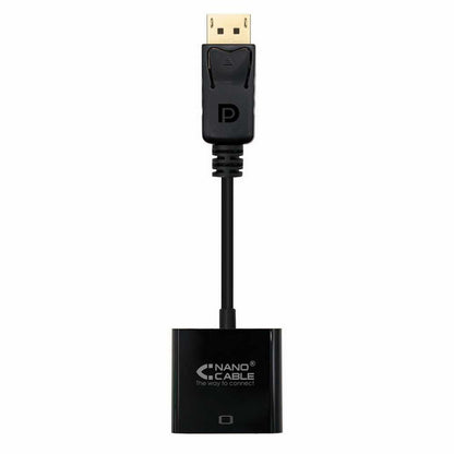 Cable de DisplayPort Macho a SVGA Hembra Negro para Monitores, Ordenadores DP 15cm