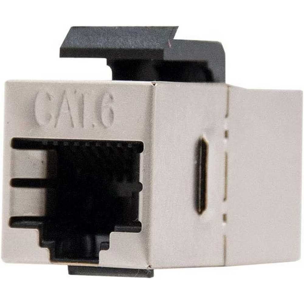 Nanocable Empalme Para Cable de Red Ethernet RJ45, Hembra-Hembra, Cat.6, STP