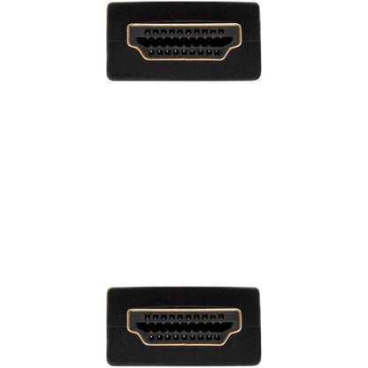 Nanocable 10.15.3801-L150 - Câble HDMI V2.0 4K@60Hz 18Gbps A/M-A/M, 1,5 M, Couleur Noir