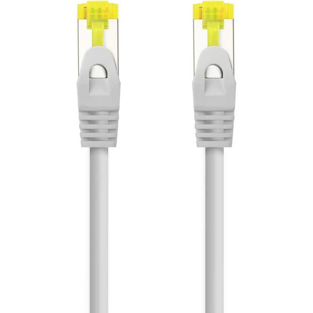 NanoCable Cable de Red Ethernet RJ45 LSZH Cat.6A SFTP, AWG26, 100% Cobre, Libre de alogenos, Gris, latiguillo de