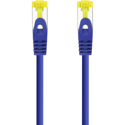 Cable de Red Ethernet RJ45 LSZH Cat.6A SFTP, AWG26, 100% Cobre, Libre de alogenos, Azul, latiguillo de 2 m