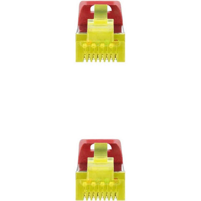 Nanocable Cable de Red Ethernet RJ45 LSZH Cat.6A SFTP, AWG26, Rojo, latiguillo de 2.0mts