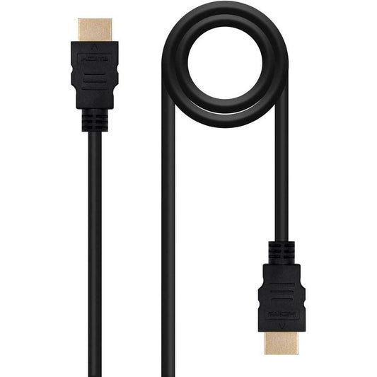 Nanocable Cable HDMI V1.4 de Alta Velocidad con Ethernet, Negro, 3mts