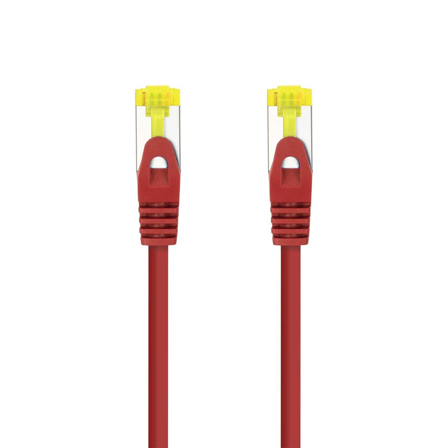 Cable de Red Ethernet RJ45 LSZH Cat.6A SFTP, AWG26, 100% Cobre, Libre de alogenos, Rojo, latiguillo de