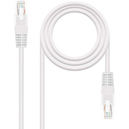Nanocable Cable de Red Latiguillo CAT.6 UTP AWG24 Blanco 25cm