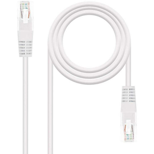 Nanocable Cable de Red Latiguillo CAT.6 UTP AWG24 Blanco 25cm