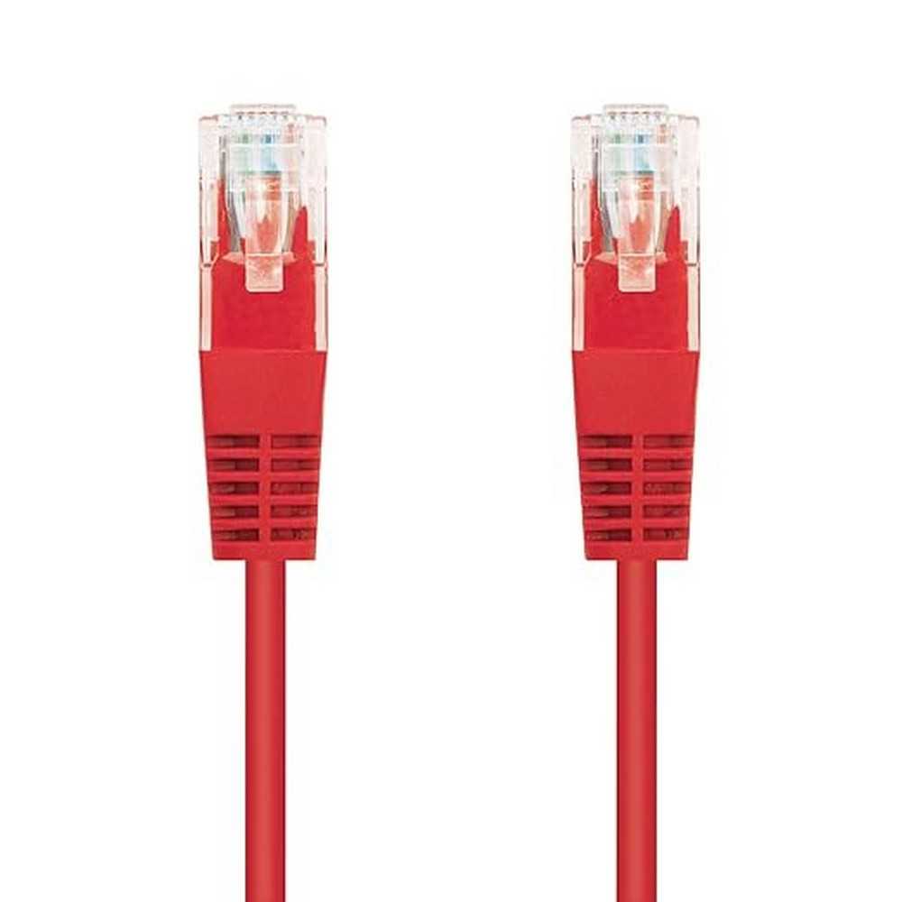 Nano cable Cable de Red Latiguillo CAT.6 UTP AWG24 ROJO 25 CM