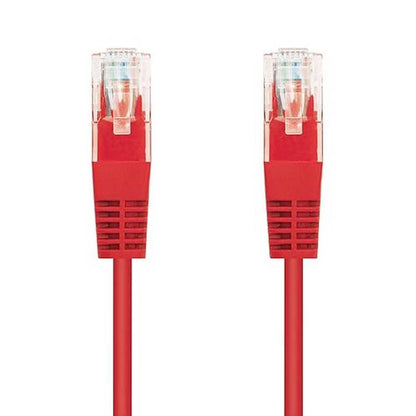 Nano cable Cable de Red Latiguillo CAT.6 UTP AWG24 ROJO 25 CM