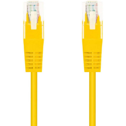 Cable de Red Ethernet RJ45 CAT.6 UTP AWG254, 25 cm de Cable Ethernet, color Amarillo