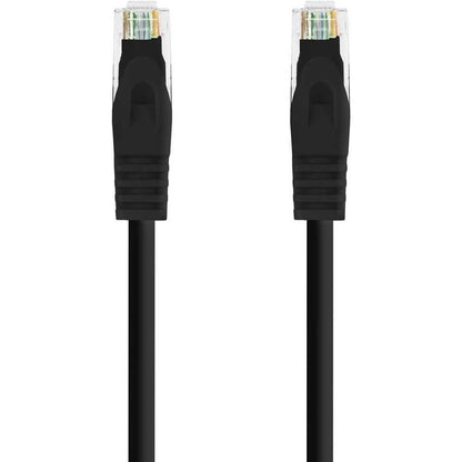 Cable de Red Ethernet RJ45 LSZH Cat.6A UTP, AWG24, 100% Cobre, Libre de Halógenos, Negro, Latiguillo de