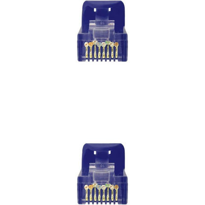 Cable de Red Ethernet RJ45 LSZH Cat.6A UTP, AWG24, 100% Cobre, Libre de alogenos, Azul, latiguillo de
