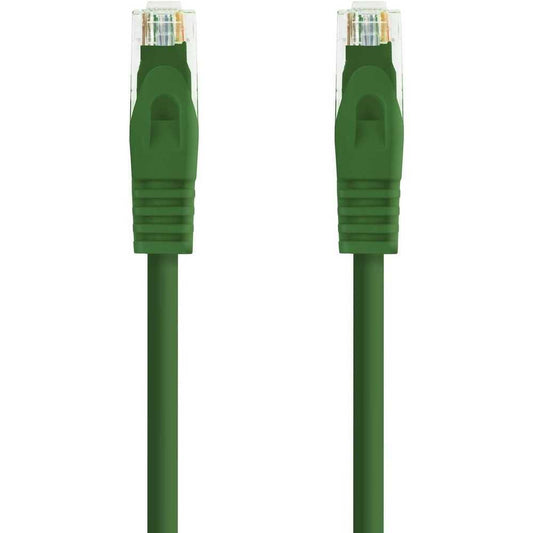 Cable de Red Ethernet RJ45 LSZH Cat.6A UTP, AWG24, 100% Cobre, Libre de Halógenos, Verde, Latiguillo