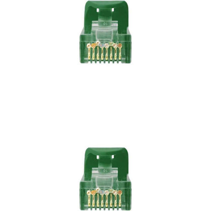 Cable de Red Ethernet RJ45 LSZH Cat.6A UTP, AWG24, 100% Cobre, Libre de Halógenos, Verde, Latiguillo