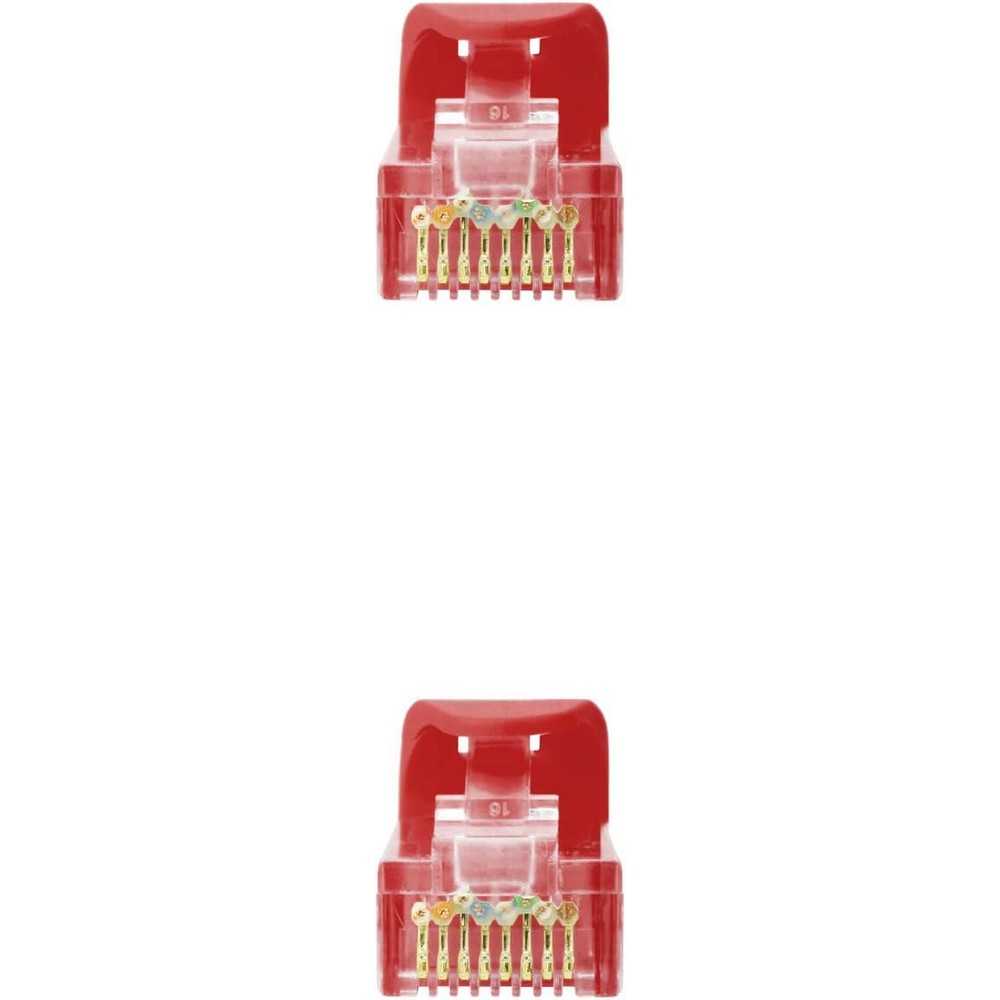 Cable de Red Ethernet RJ45 LSZH Cat.6A UTP, AWG24, 100% Cobre, Libre de Halógenos, Rojo, Latiguillo de