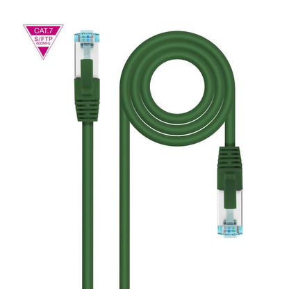 Cable de Red Ethernet Cat.7 LSZH SFTP PIMF AWG26 Verde 25 CM