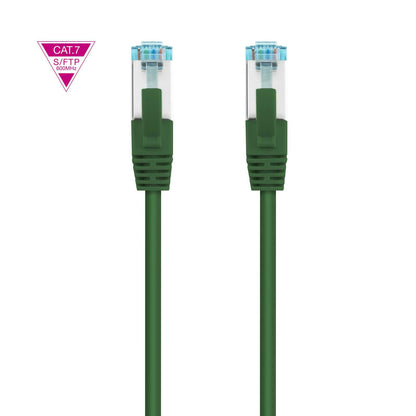 Cable de Red Ethernet Cat.7 LSZH SFTP PIMF AWG26 Verde 25 CM