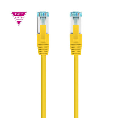 Cable de Red Ethernet Cat.7 LSZH SFTP PIMF AWG26 Amarillo 25 CM