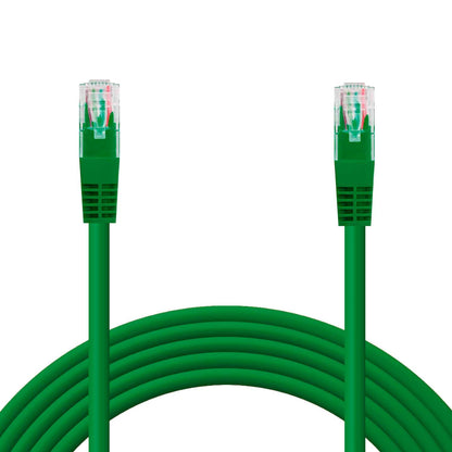 Cable Ethernet Cat.6 de 0.5 M Cable de Red UTP AWG24 Verde 1Gbps 250MHz con Conector RJ45, Compatible con PC PS5 PS4